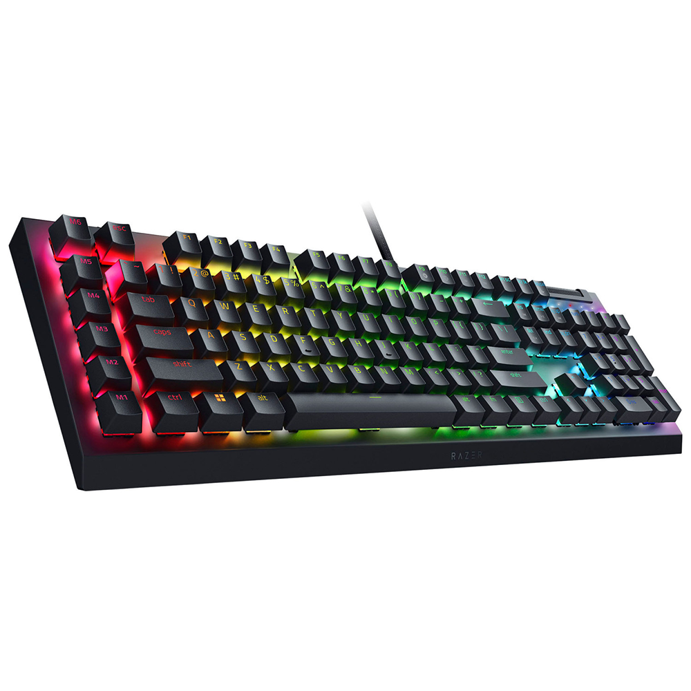 کیبورد ریزر گیمینگ سیم دار مدل BlackWidow V4 X