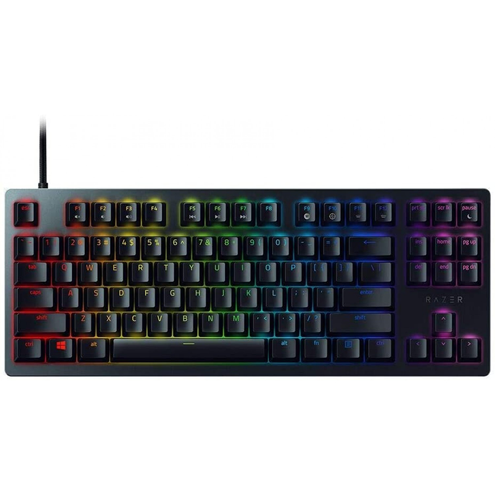کیبورد ریزر گیمینگ سیم دار مدل Huntsman Tournament Edition