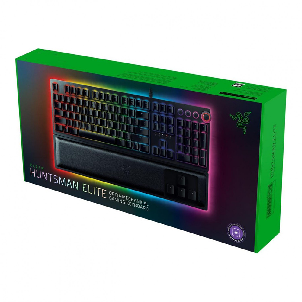 کیبورد ریزر گیمینگ سیم دار مدل Huntsman Elite