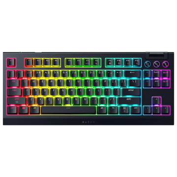 کیبورد ریزر گیمینگ بی سیم مدل BlackWidow V4 TKL Hyperspeed