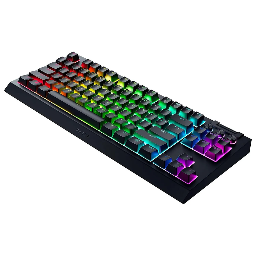 کیبورد ریزر گیمینگ بی سیم مدل BlackWidow V4 TKL Hyperspeed