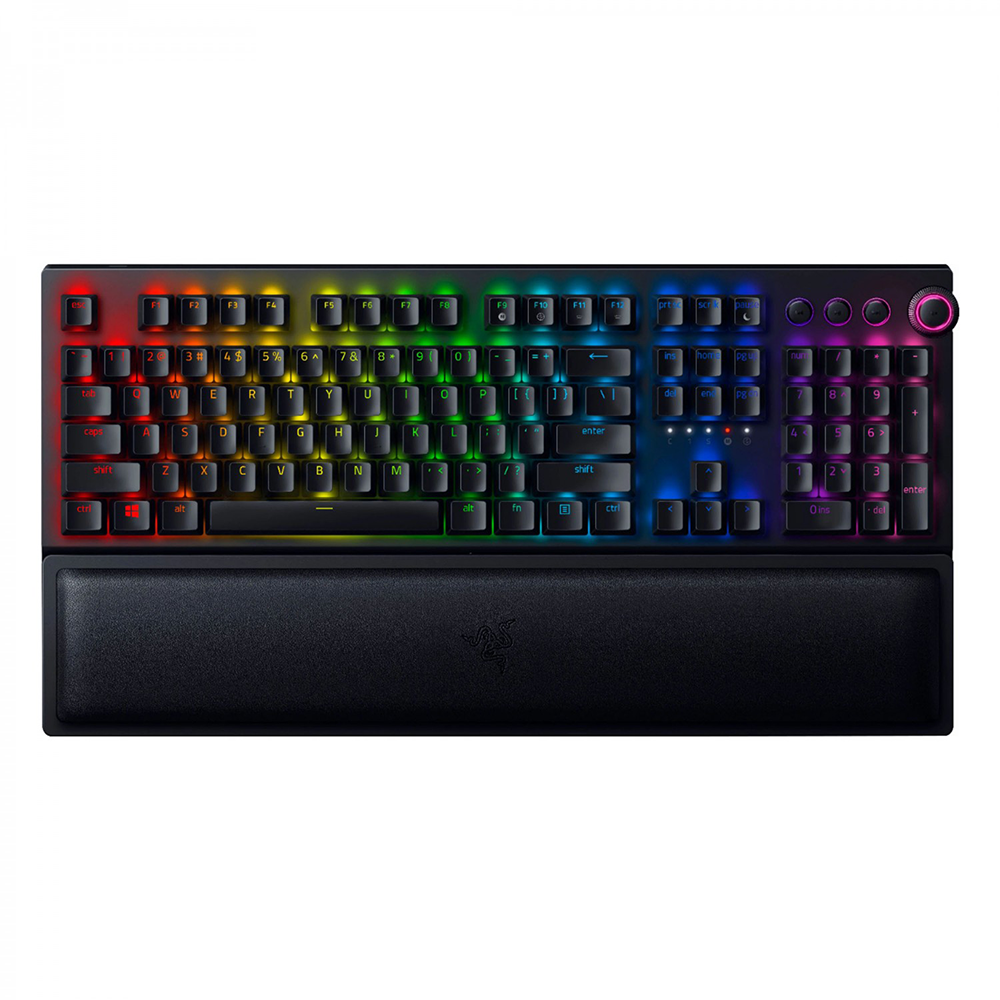 کیبورد ریزر گیمینگ بی سیم مدل BlackWidow V3 PRO