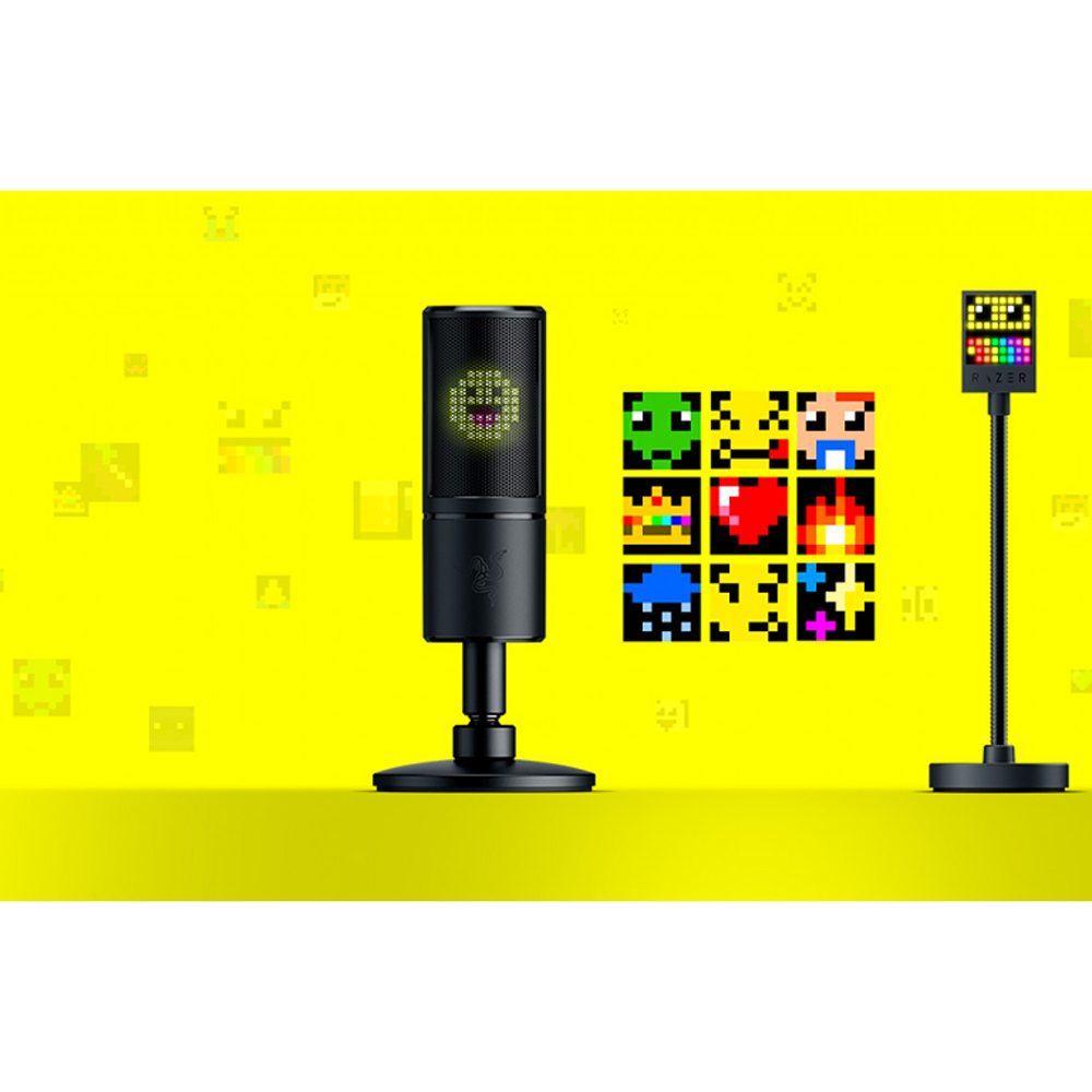 میکروفون ریزر گیمینگ سیم دار مدل Seiren Emote USB