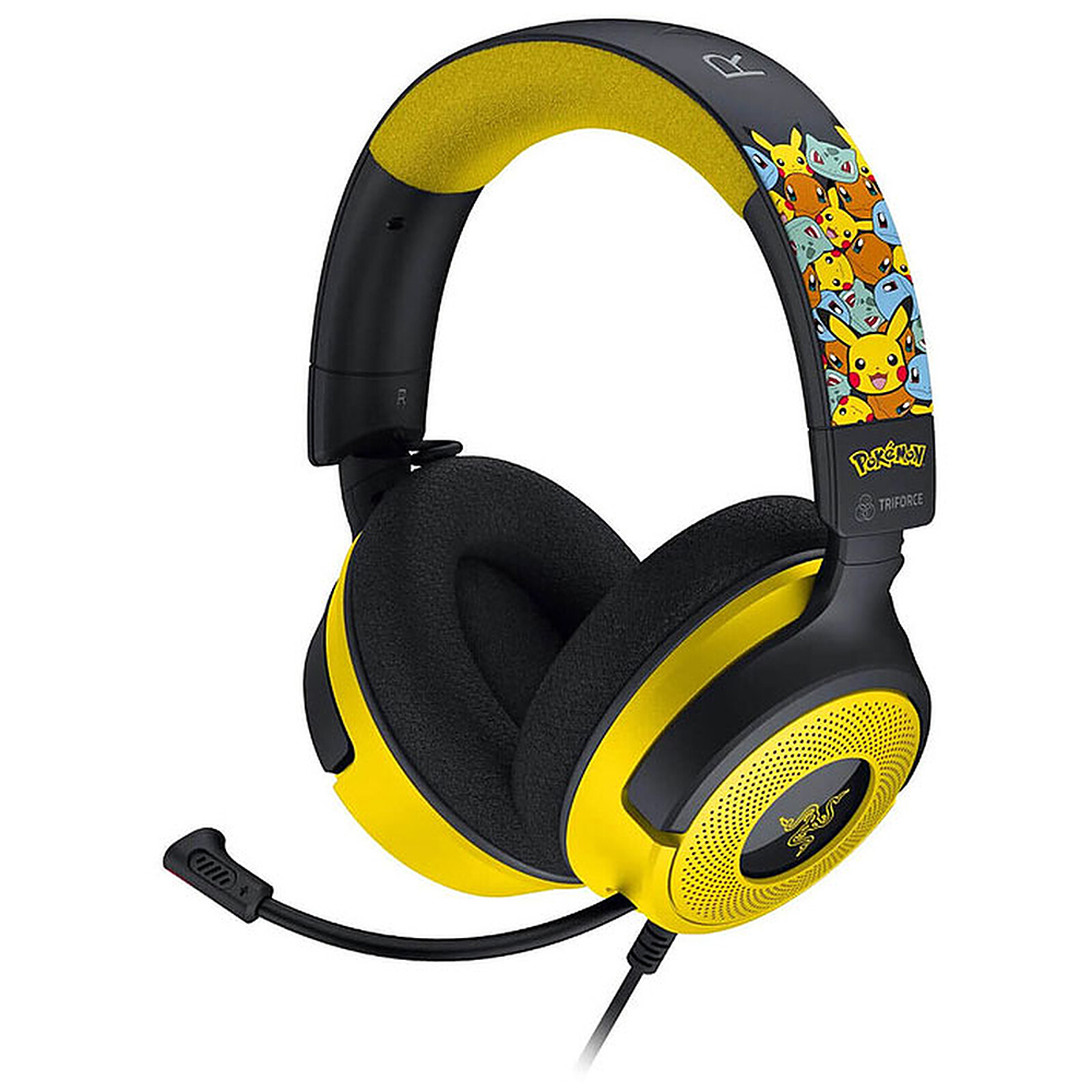 هدست ریزر گیمینگ سیم دار مدل Kraken V4 X Pokemon Kanto Edition