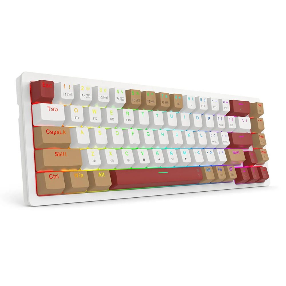 کیبورد درراگون گیمینگ بی سیم مدل K677 WLR RGB PRO