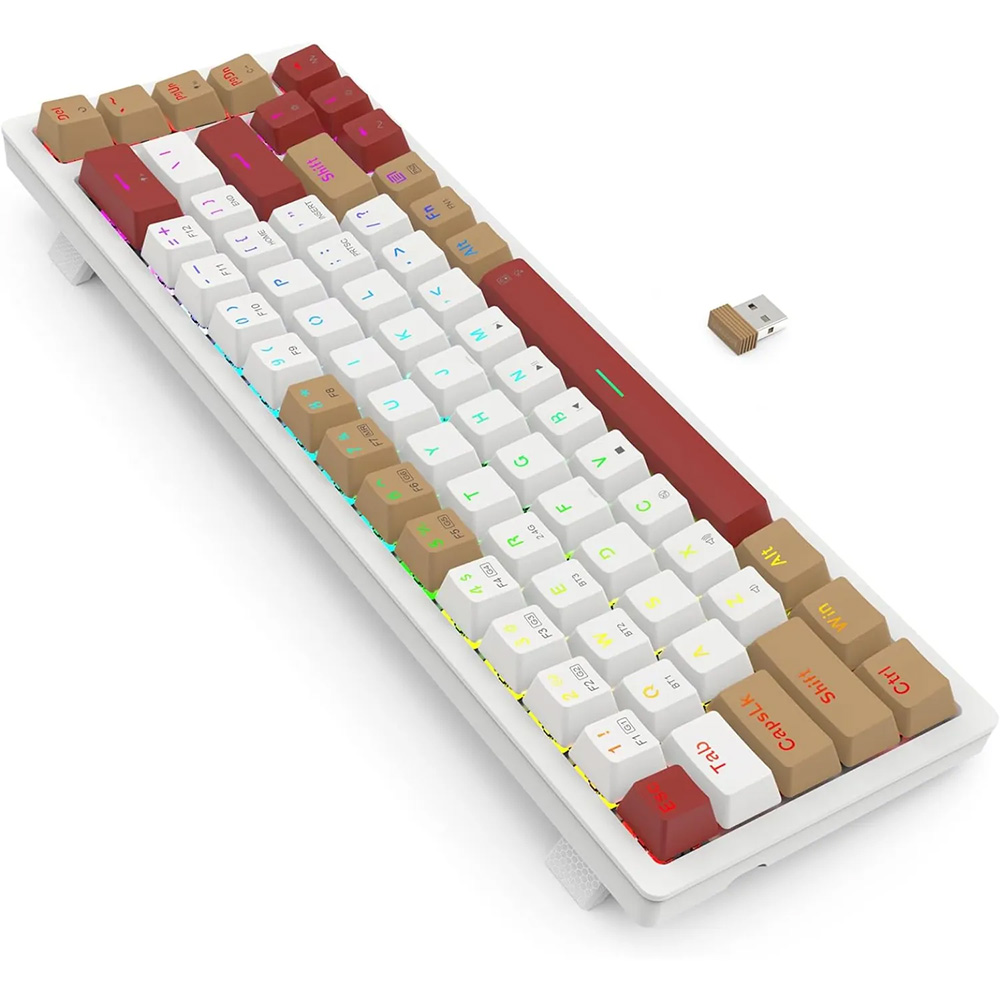 کیبورد درراگون گیمینگ بی سیم مدل K677 WLR RGB PRO