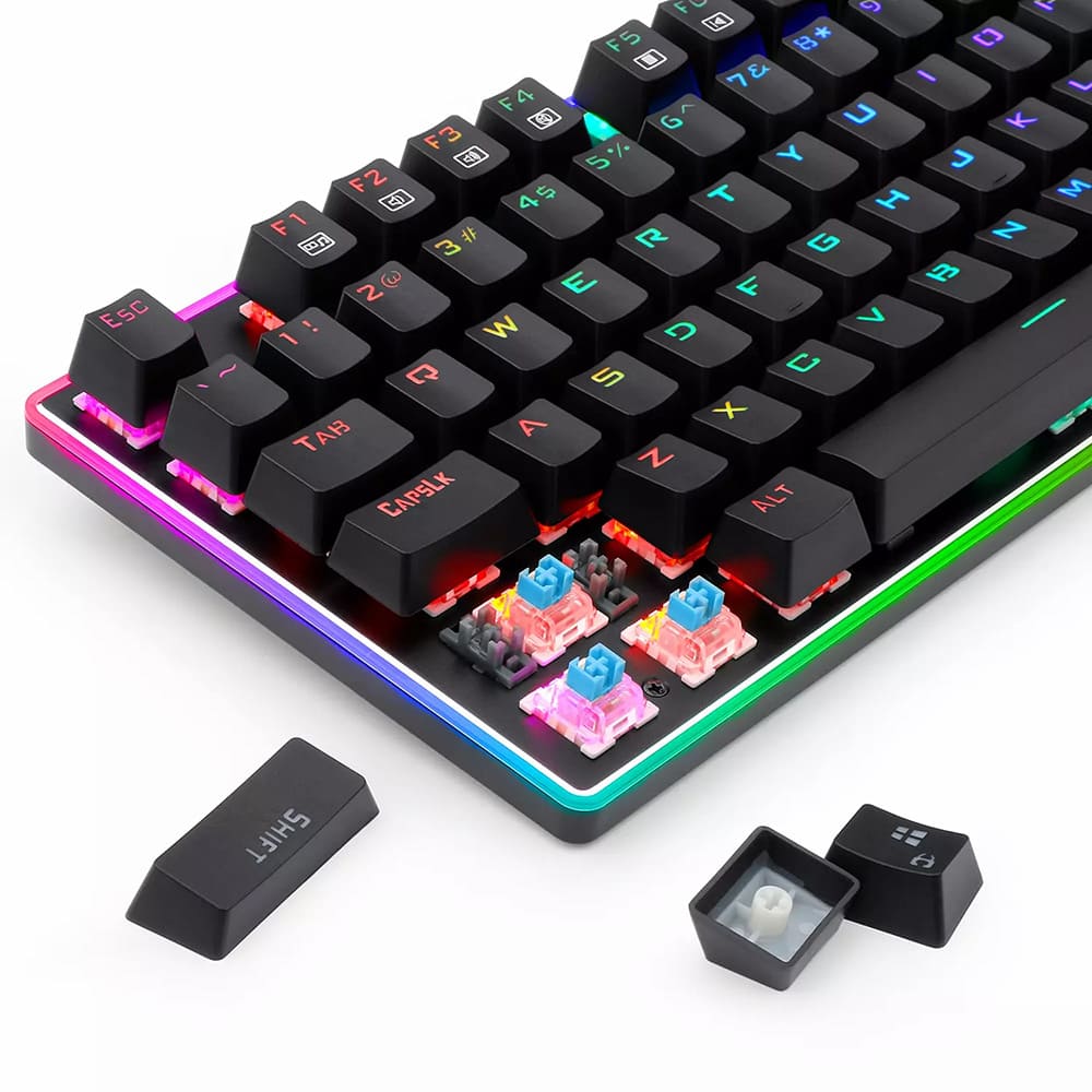 کیبورد درراگون گیمینگ سیم دار مدل Ratri K595 RGB